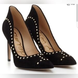 Sam Edelman Black Suede
Studded Pointed Toe/ woman’s size 8